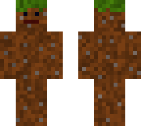 dirt block with a face