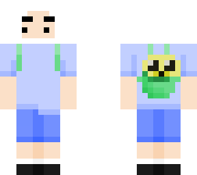 fin the human with jake in his backpack