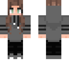 girl in grey sweater