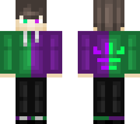 green and purple teen