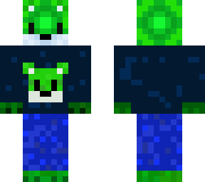 green fox withe t-shirt