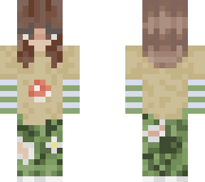 green pants with flowers (personal versions)