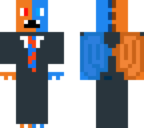 half fire dragon half ice dragon dragun in suit full versoin