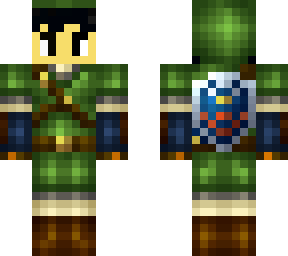 link with black hair