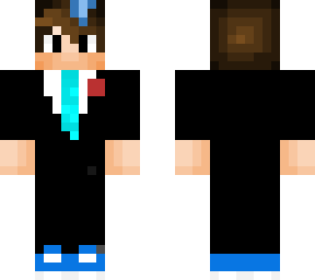 man in tux, with two layers (second layer gamer)
