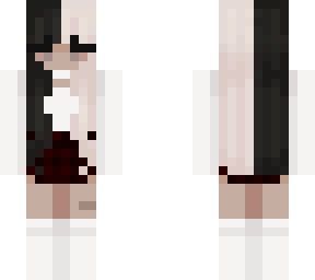 maroon split dye girl
