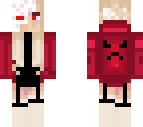 masked red girl