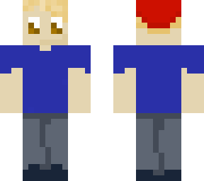 mc skin with beanie