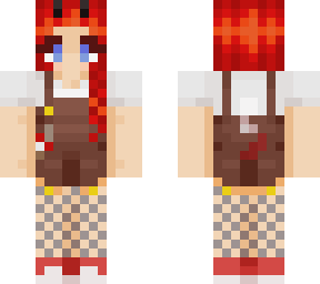 mooshroom girl (reupload cuz i edited the shoes)