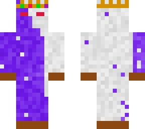 mottled purple, white guy