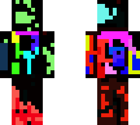 nice rainbow cartoony skin!
