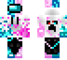 pink and teel among us