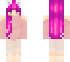 pink haired girl