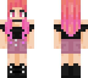 pink shaded hair
