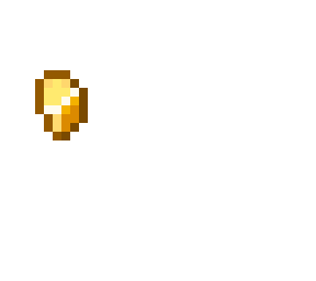 pixel art gold nugget