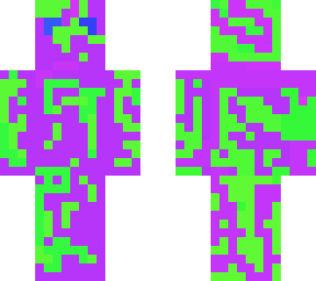 purple and green guy