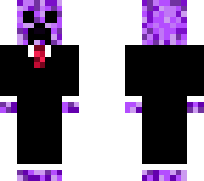 purple creeper with suit