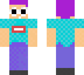 purple hair...