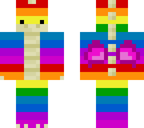 rainbow pride dragon