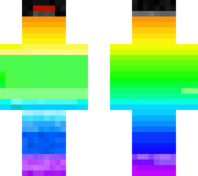 rainbow with a cap
