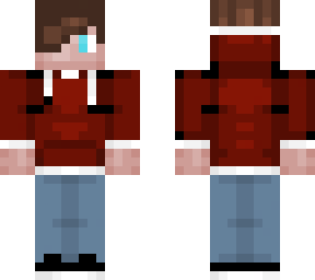 red hoodie blue eyes