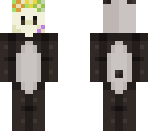 sona with panda onesie and flower crown (the panda onesie not mine)