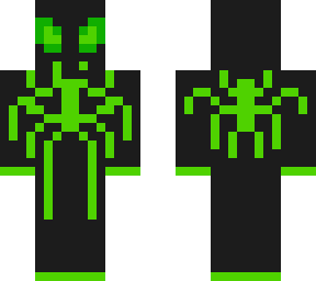 spider man green neon