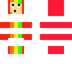 striped girl