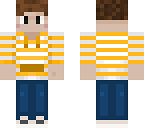 striped yellow shirt