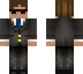 suit man with blue tie