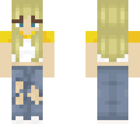 tommyinnit but a girl and yellow