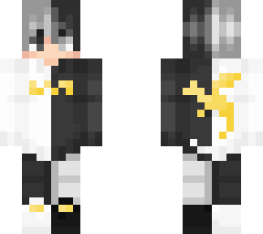 white and black