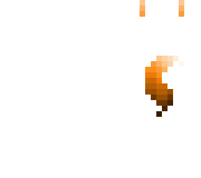 wolf tail base (orange / brown)