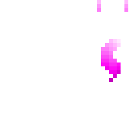 wolf tail base (pink / magenta)