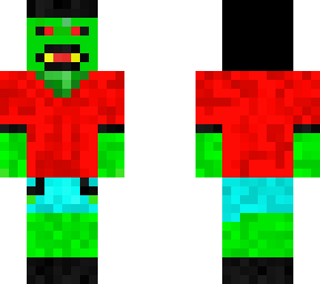 zombie steve with shorts  fixed