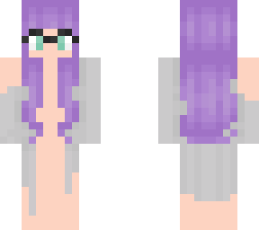 ~ purple hair writer ~ cardigan skin base ~