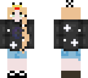 ~girl in stxrships merch and chicken hat  ~ merch by stxrships