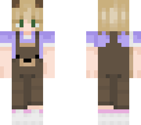 bear overalls skin