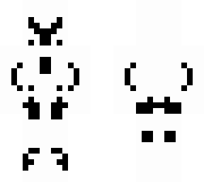 black and white