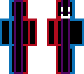 black red blue purple