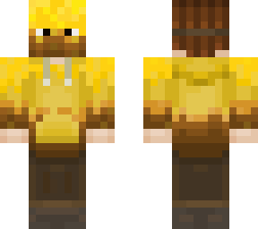 Blaze Costume Minecraft Skin