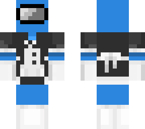 blue among us maid outfit