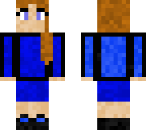 blue girl