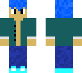 blue man