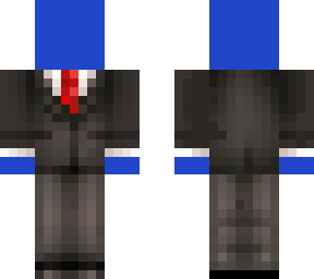 blue suit