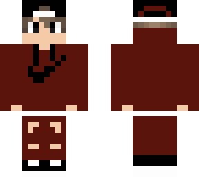 boy with burgundy hoodie and pants