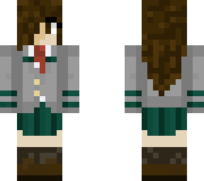brown haired girl from u.a