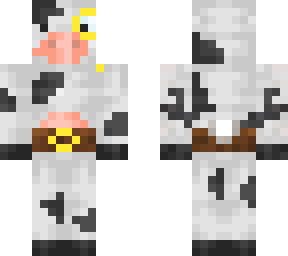cows with belt and monicle