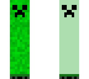 creeper and exploding creeper skin
