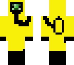 creeper in a hazmat suit
